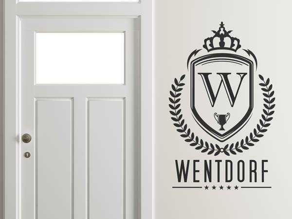 Wandtattoo Wentdorf Wappen