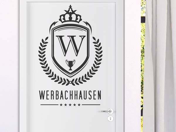 Wandtattoo Werbachhausen Wappen