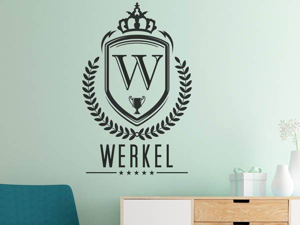 Wandtattoo Werkel Wappen