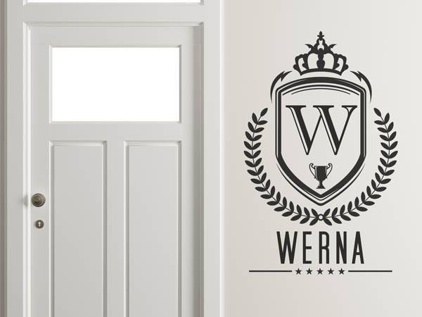 Wandtattoo Werna Wappen
