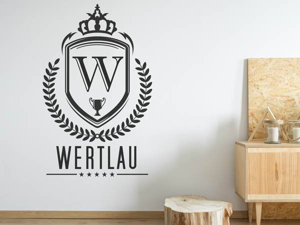 Wandtattoo Wertlau Wappen