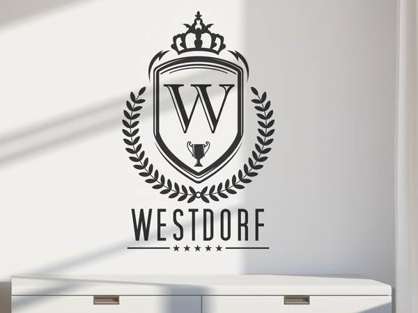 Wandtattoo Westdorf Wappen
