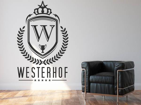 Wandtattoo Westerhof Wappen