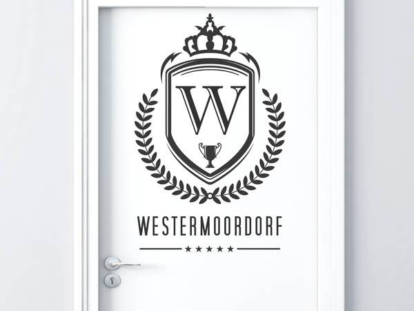 Wandtattoo Westermoordorf Wappen