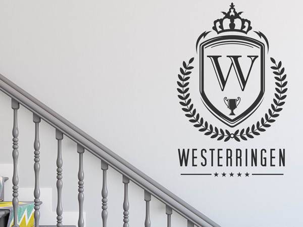 Wandtattoo Westerringen Wappen