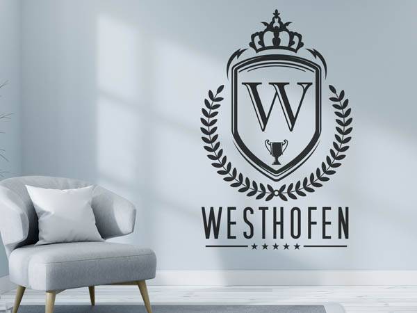 Wandtattoo Westhofen Wappen