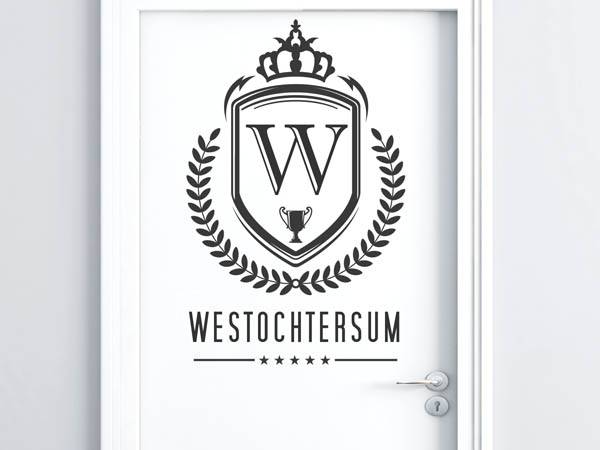 Wandtattoo Westochtersum Wappen