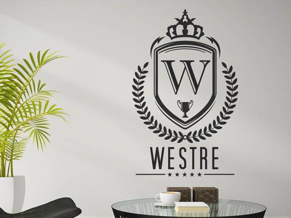 Wandtattoo Westre Wappen