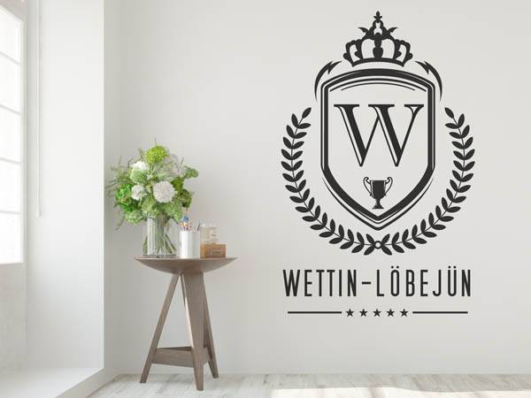 Wandtattoo Wettin-Löbejün Wappen