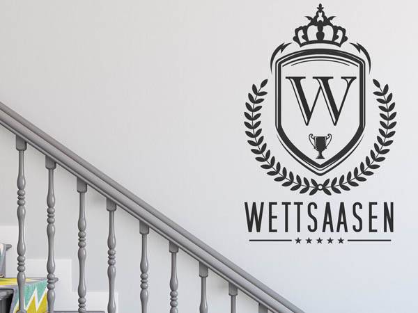 Wandtattoo Wettsaasen Wappen