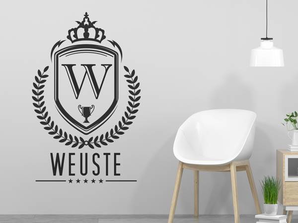 Wandtattoo Weuste Wappen