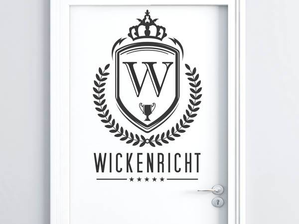 Wandtattoo Wickenricht Wappen