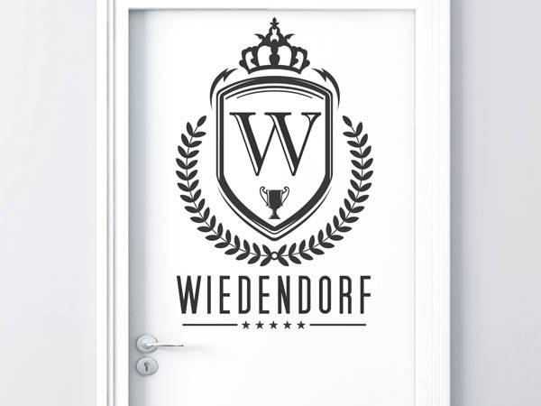 Wandtattoo Wiedendorf Wappen
