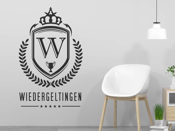 Wandtattoo Wiedergeltingen Wappen