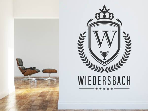 Wandtattoo Wiedersbach Wappen