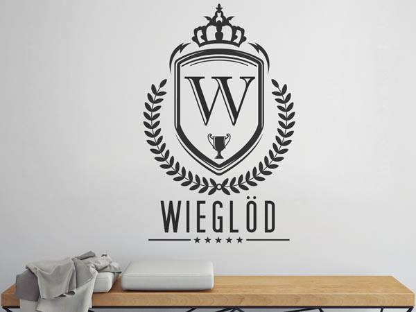 Wandtattoo Wieglöd Wappen