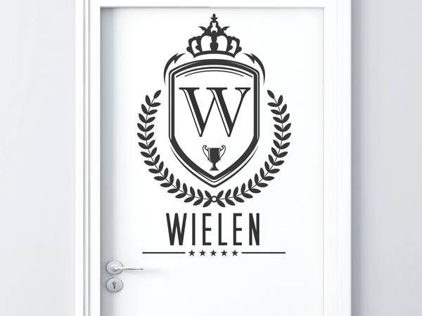 Wandtattoo Wielen Wappen