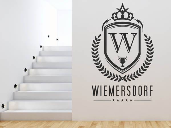 Wandtattoo Wiemersdorf Wappen