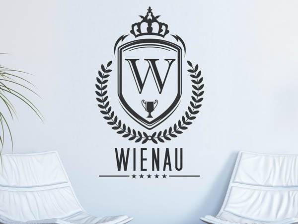 Wandtattoo Wienau Wappen