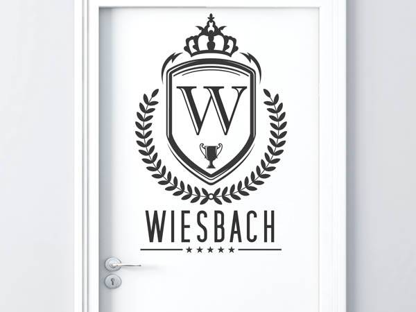 Wandtattoo Wiesbach Wappen
