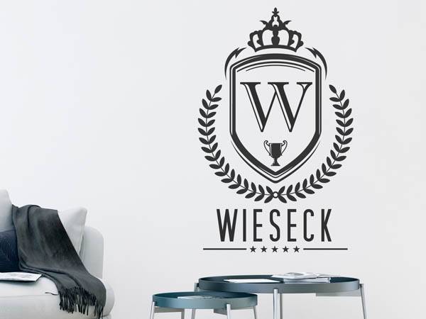 Wandtattoo Wieseck Wappen