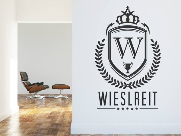 Wandtattoo Wieslreit Wappen