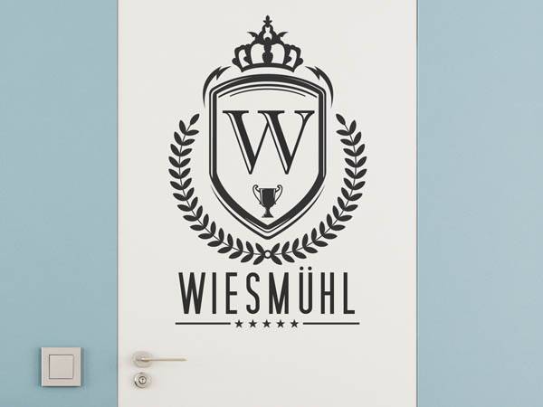 Wandtattoo Wiesmühl Wappen