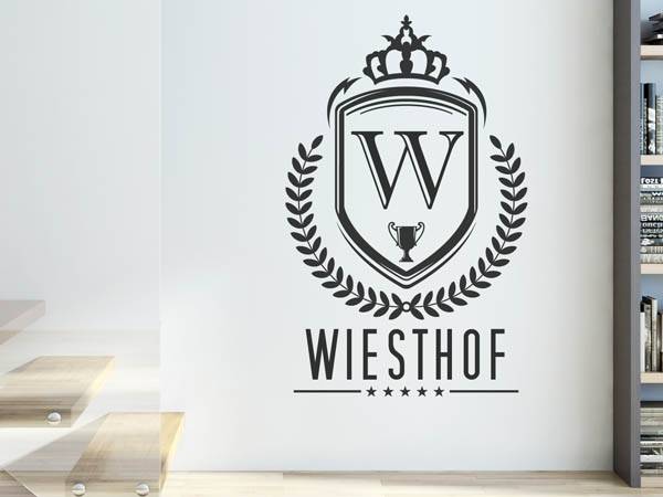 Wandtattoo Wiesthof Wappen