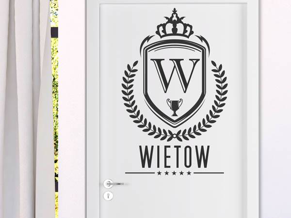 Wandtattoo Wietow Wappen
