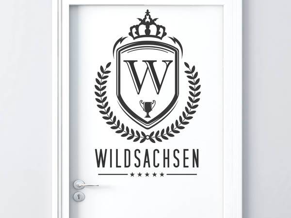 Wandtattoo Wildsachsen Wappen