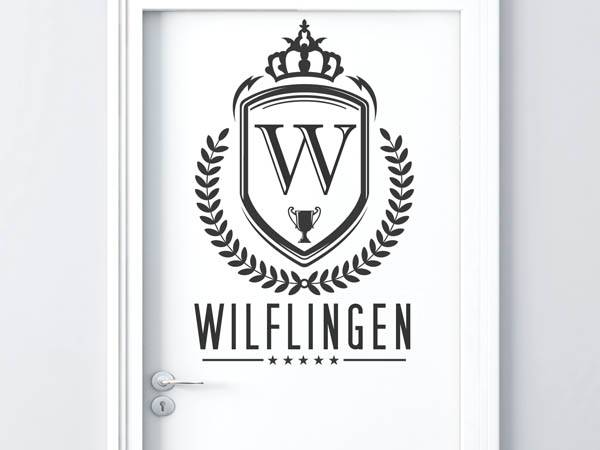 Wandtattoo Wilflingen Wappen