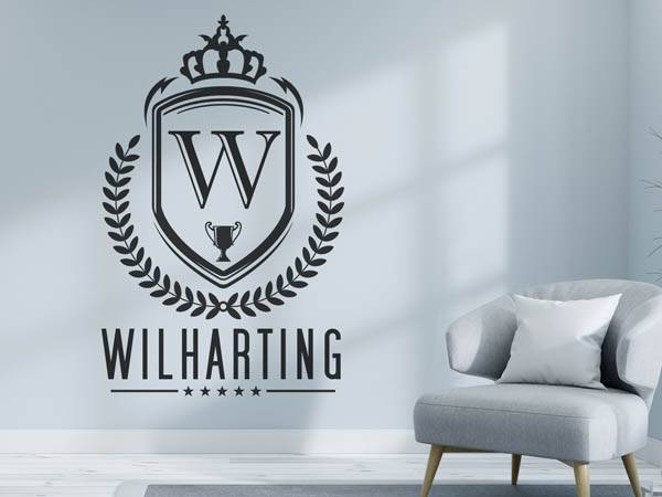 Wandtattoo Wilharting Wappen