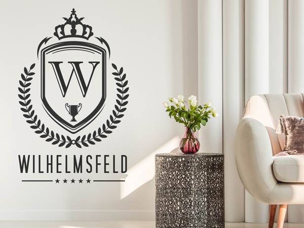 Wandtattoo Wilhelmsfeld Wappen