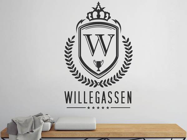 Wandtattoo Willegassen Wappen