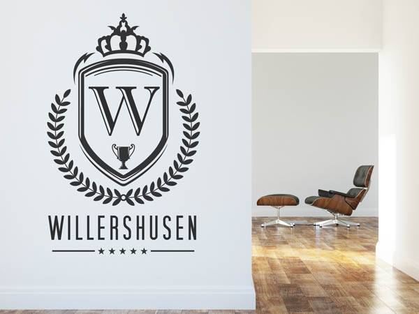 Wandtattoo Willershusen Wappen