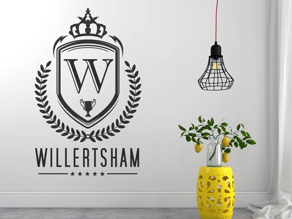Wandtattoo Willertsham Wappen