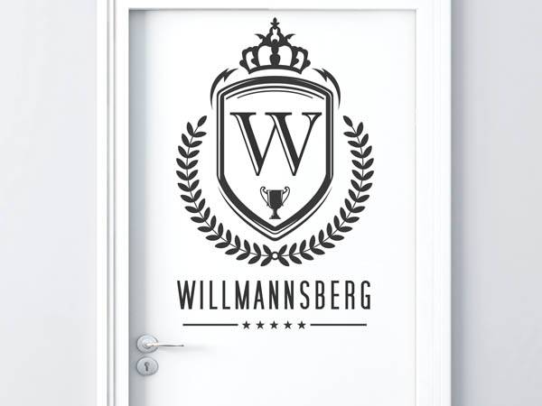 Wandtattoo Willmannsberg Wappen