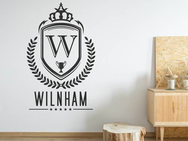 Wandtattoo Wilnham Wappen
