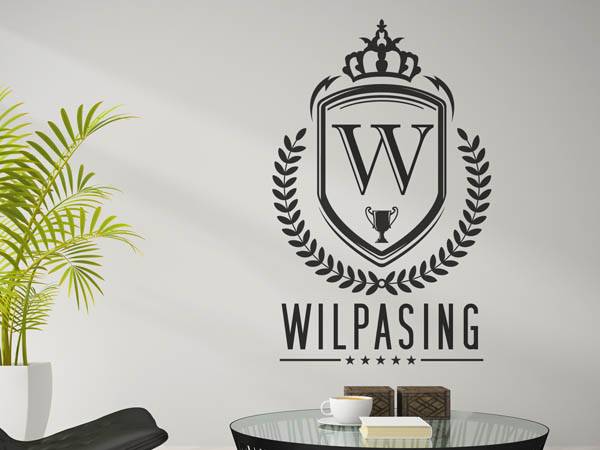Wandtattoo Wilpasing Wappen