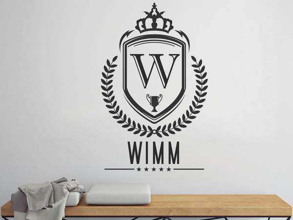 Wandtattoo Wimm Wappen