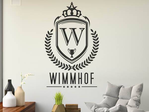 Wandtattoo Wimmhof Wappen