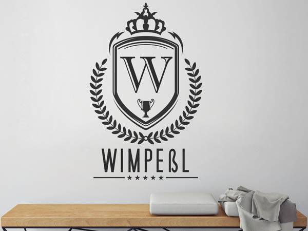 Wandtattoo Wimpeßl Wappen