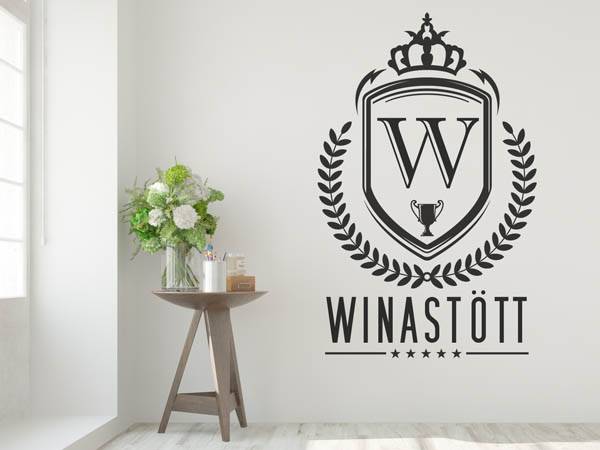 Wandtattoo Winastött Wappen