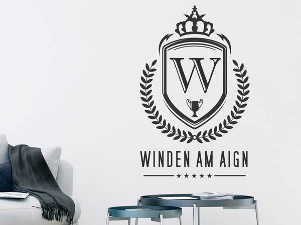 Wandtattoo Winden am Aign Wappen
