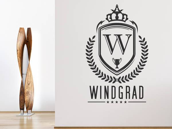 Wandtattoo Windgrad Wappen