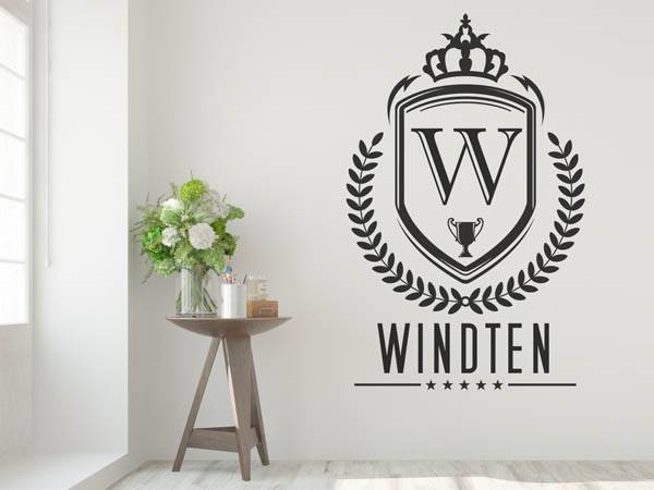 Wandtattoo Windten Wappen