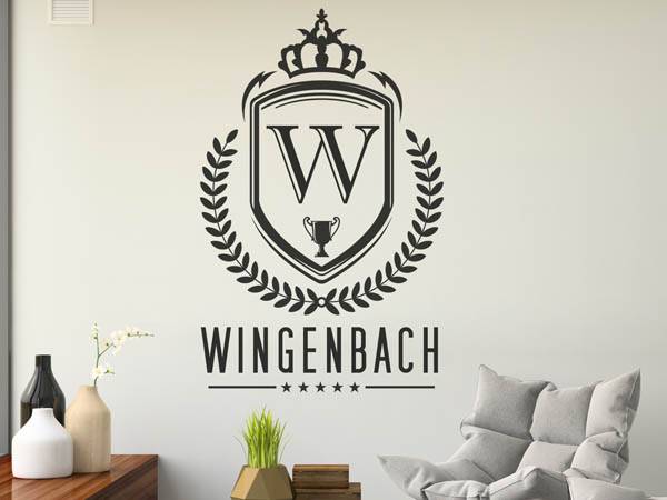 Wandtattoo Wingenbach Wappen