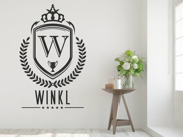Wandtattoo Winkl Wappen