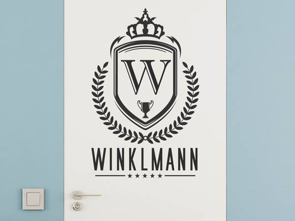Wandtattoo Winklmann Wappen