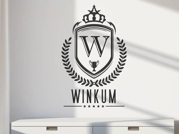 Wandtattoo Winkum Wappen
